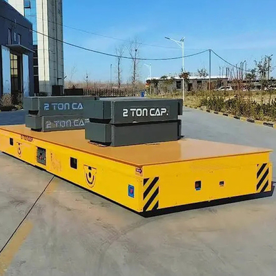 Trackless Electric Industrial Transfer Trolley Flatbed Load Transfer Trolley