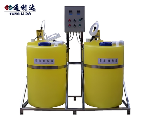 Industrial Chemical Dosing System For Water Treatment Automatic Metering Pump Station