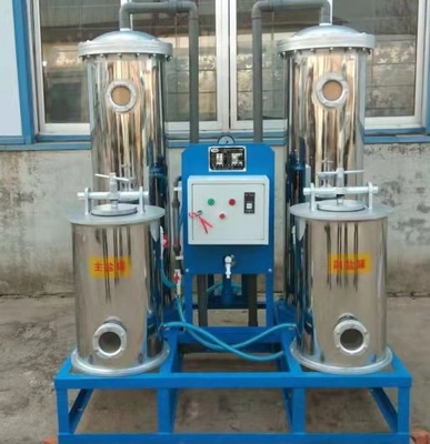 FRP Automatic Dual Tank Water Softener Systems 1-100T/H Capacity Carbon Steel Construction